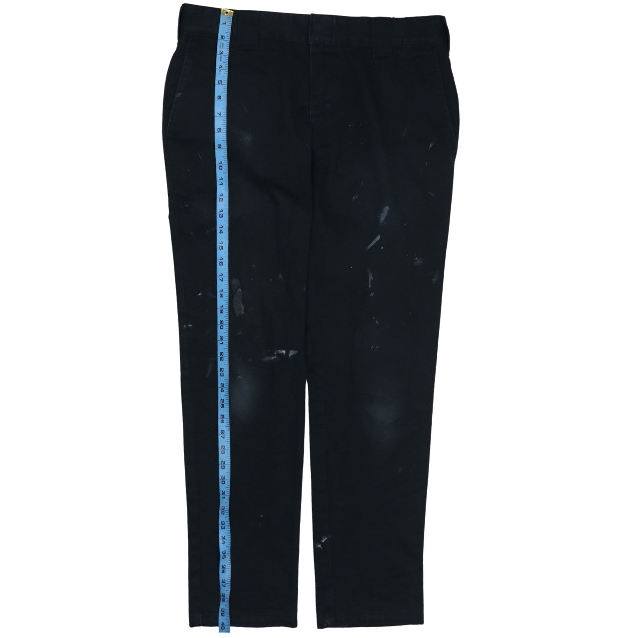 Mens UK Size 32 Dickies Regular Fit Chino Black Trousers