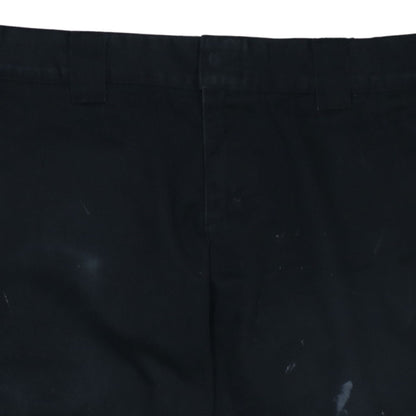Mens UK Size 32 Dickies Regular Fit Chino Black Trousers