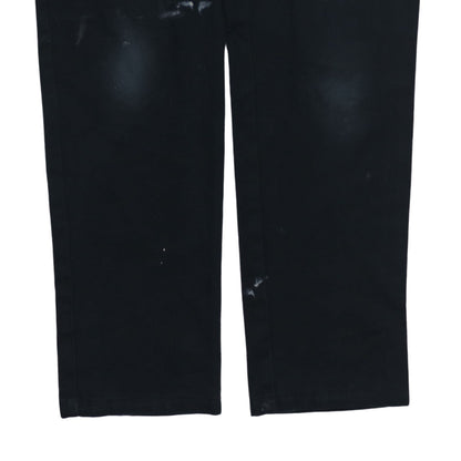 Mens UK Size 32 Dickies Regular Fit Chino Black Trousers
