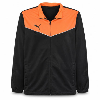 Puma Mens Black XL Full Zip Collared Sports Sweatshirt