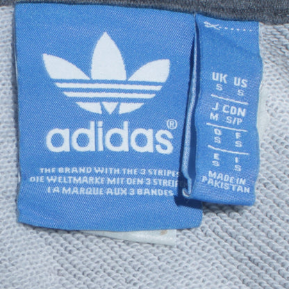 Mens UK Size S adidas Grey Full Zip Hoodie