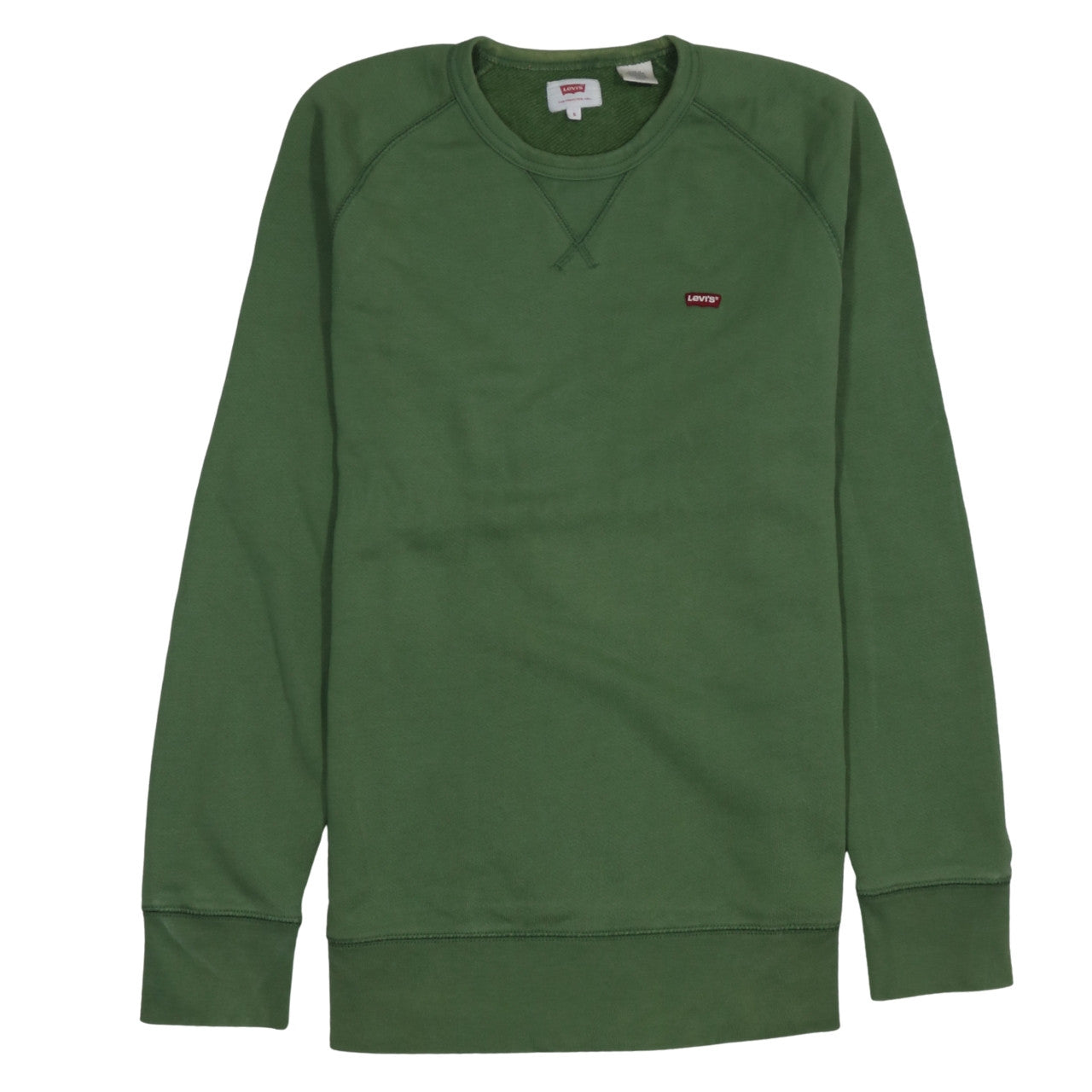 Womens UK Size S Levi's Green Pullover Sweatshirt