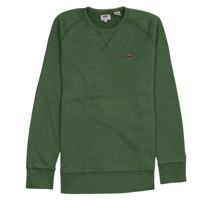Womens UK Size S Levi's Green Pullover Sweatshirt
