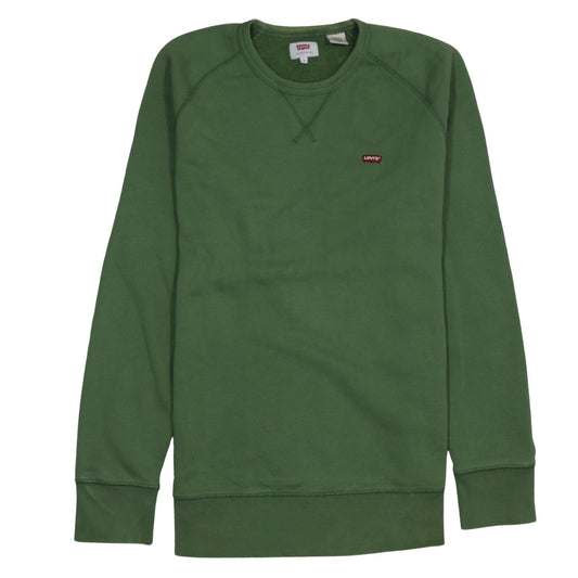 Womens UK Size S Levi's Green Pullover Sweatshirt