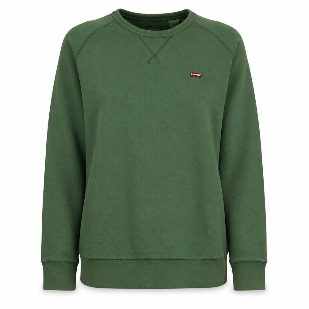 Womens UK Size S Levi's Green Pullover Sweatshirt