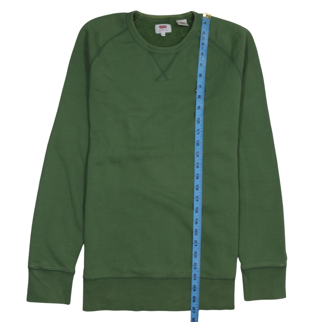 Womens UK Size S Levi's Green Pullover Sweatshirt