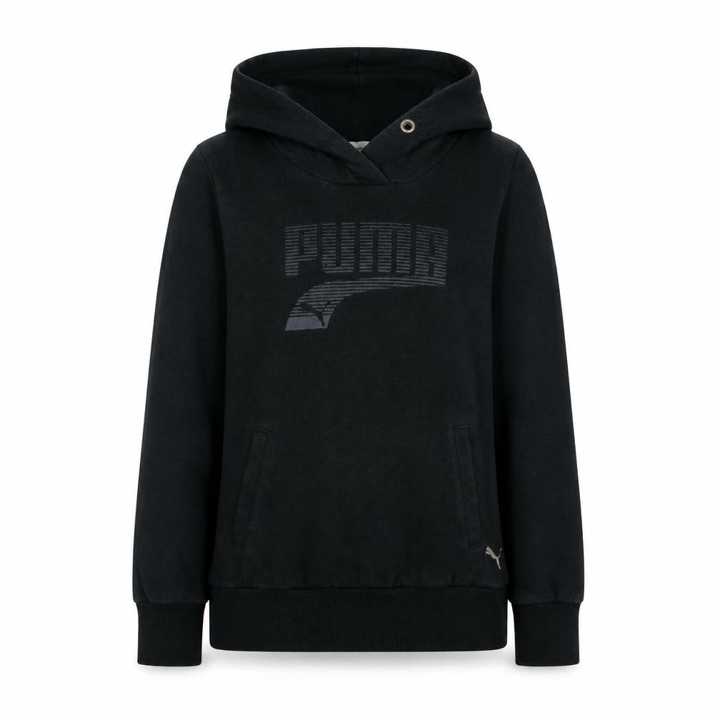 Womens UK Size 10 PUMA Black Pullover Hoodie