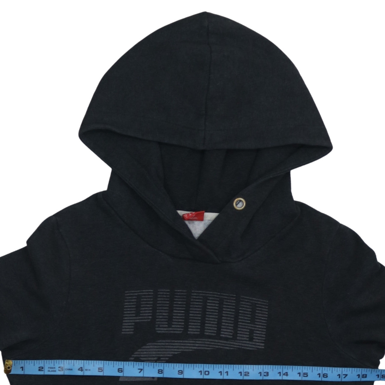 Womens UK Size 10 PUMA Black Pullover Hoodie