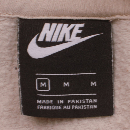 Womens UK Size M Nike Beige Pullover Hoodie