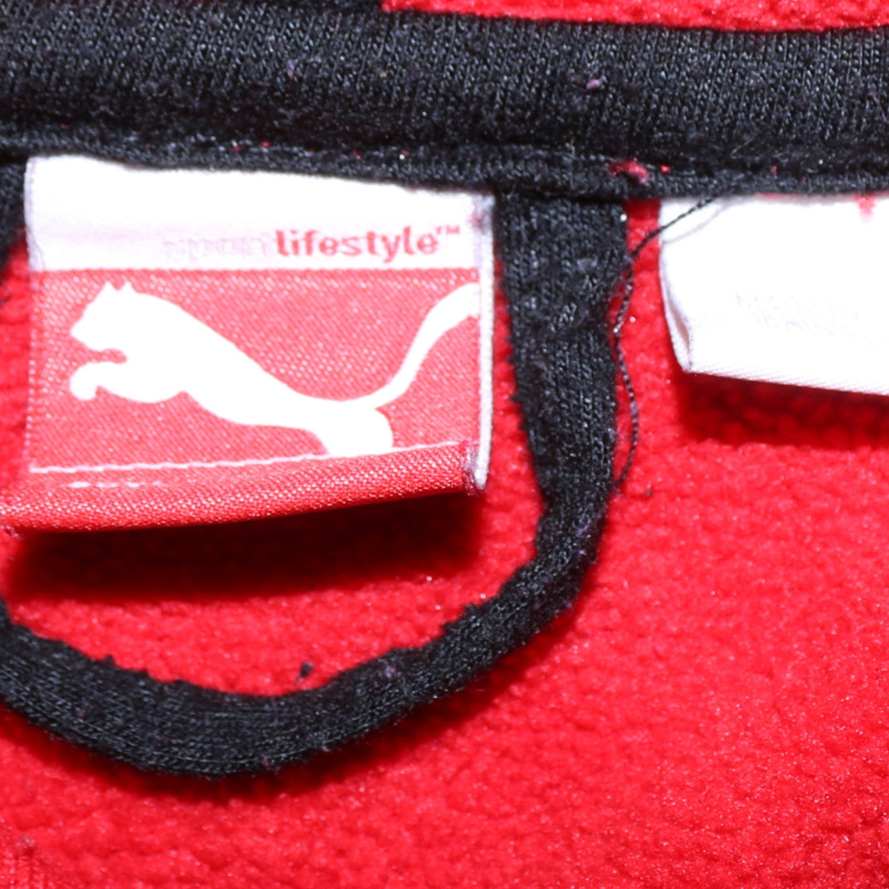 Boys UK Size M PUMA Red Pullover Hoodie