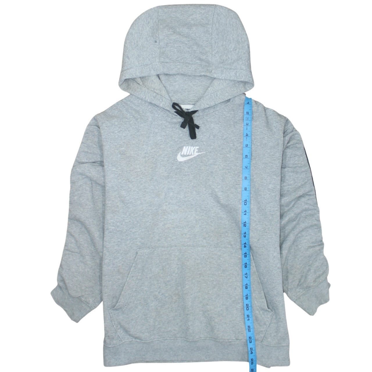 Womens UK Size L Nike Grey Pullover Hoodie