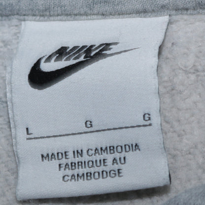 Womens UK Size L Nike Grey Pullover Hoodie