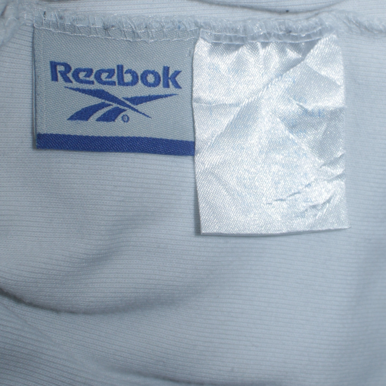 Reebok Mens Blue 1/4 Zip Fleece Sweatshirt M Regular Vintage Sports