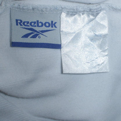Reebok Mens Blue 1/4 Zip Fleece Sweatshirt M Regular Vintage Sports