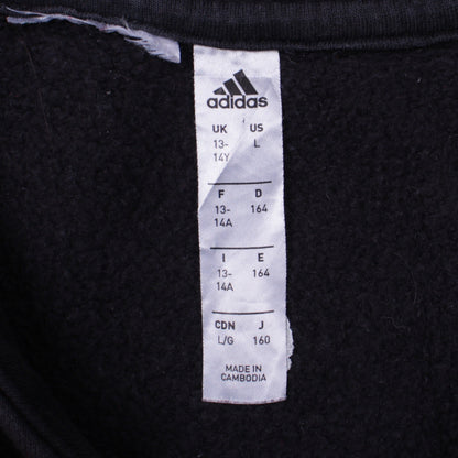Boys UK Size 13-14 Years adidas Black Pullover Hoodie