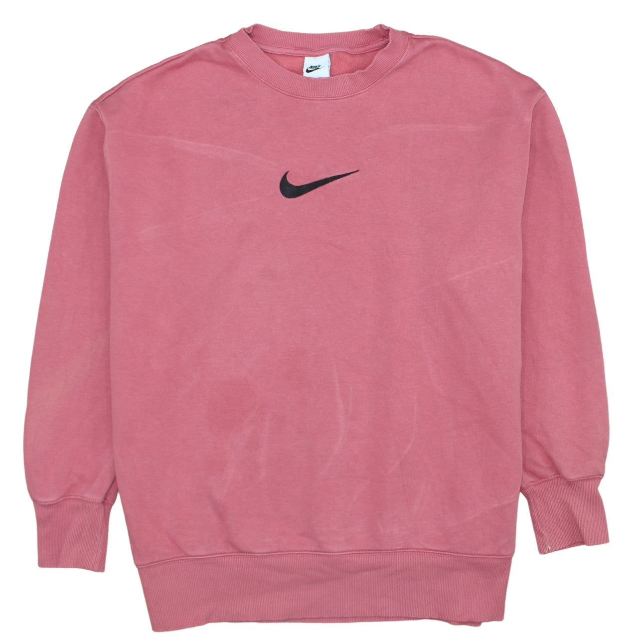 Womens UK Size M Nike Pink Pullover Sweatshirt