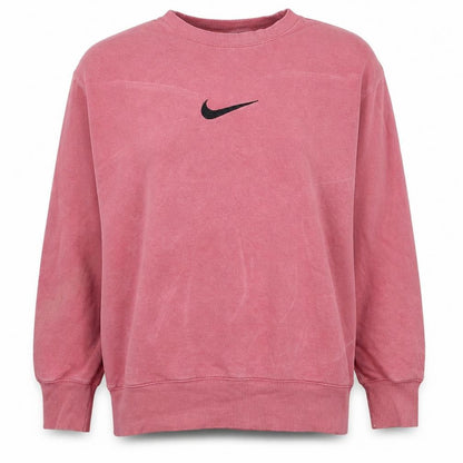 Womens UK Size M Nike Pink Pullover Sweatshirt
