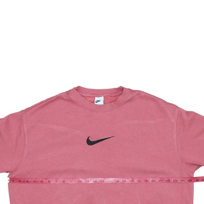 Womens UK Size M Nike Pink Pullover Sweatshirt