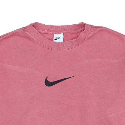 Womens UK Size M Nike Pink Pullover Sweatshirt
