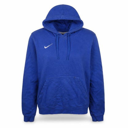 Womens UK Size M Nike Blue Pullover Hoodie