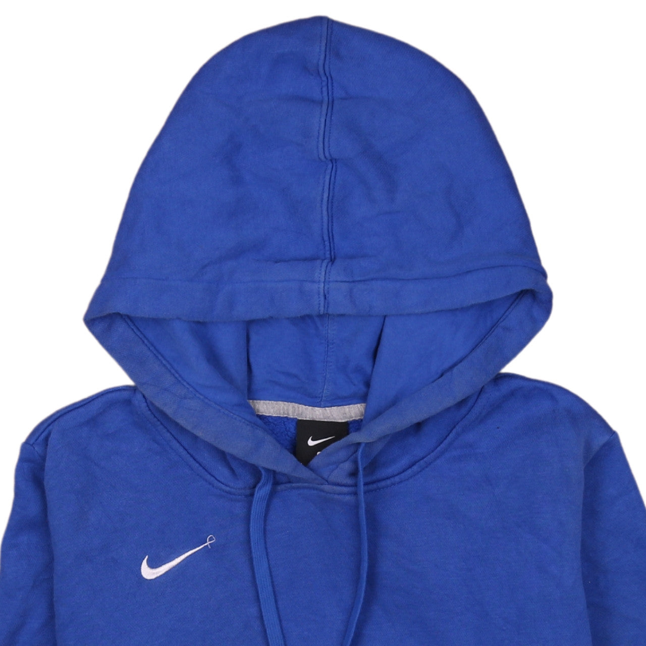 Womens UK Size M Nike Blue Pullover Hoodie