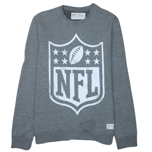 Mens UK Size L Team Apparel Grey Pullover Sweatshirt