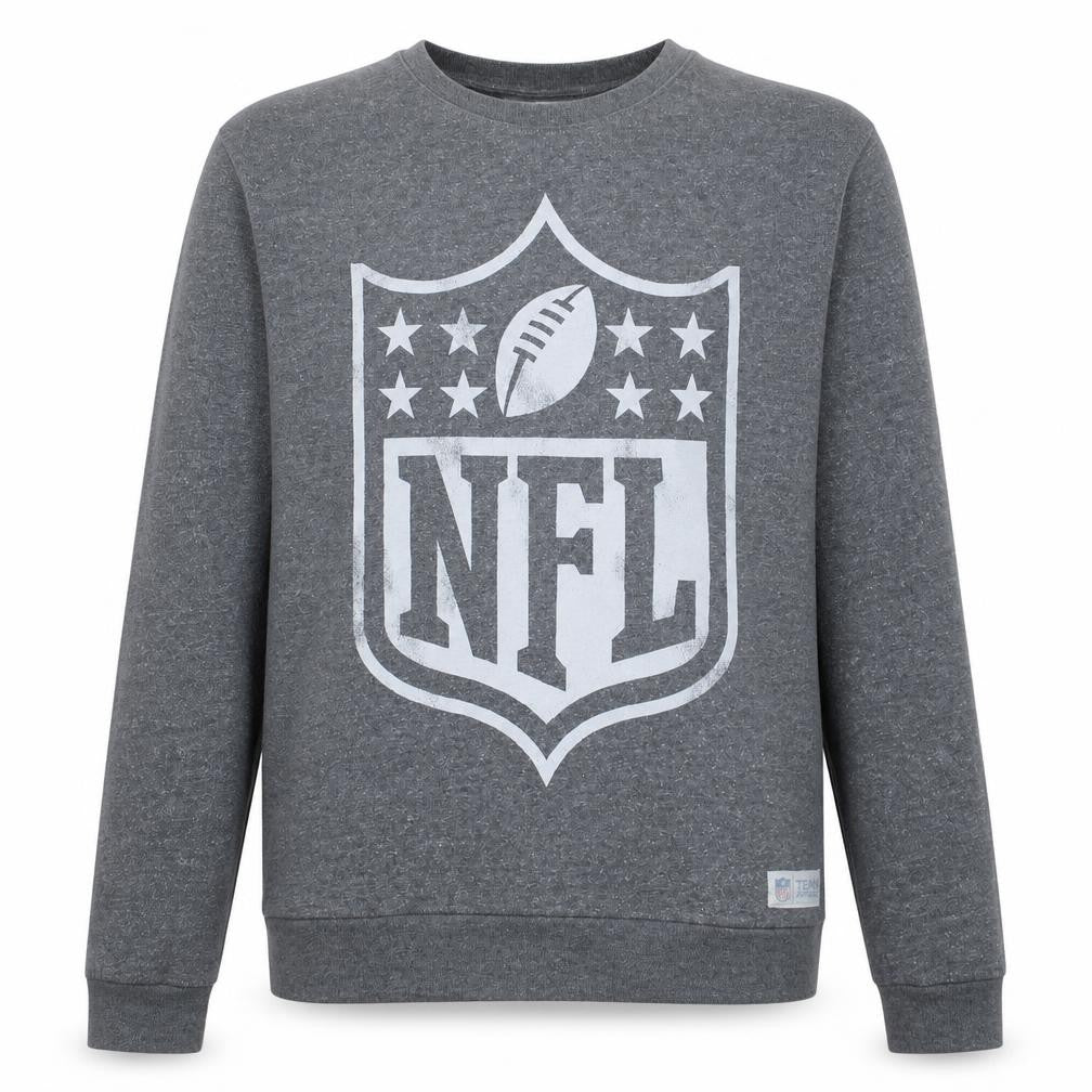 Mens UK Size L Team Apparel Grey Pullover Sweatshirt