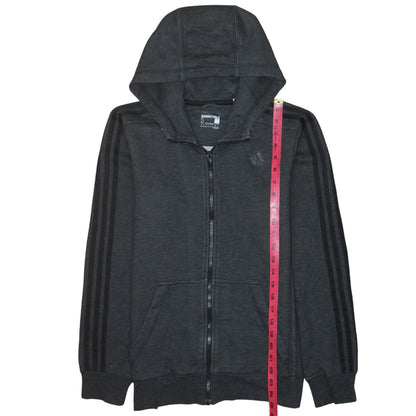 adidas Men’s Black Essentials Full Zip Hoodie Size S Regular Fit