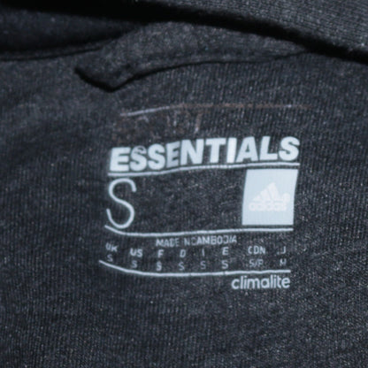 adidas Men’s Black Essentials Full Zip Hoodie Size S Regular Fit
