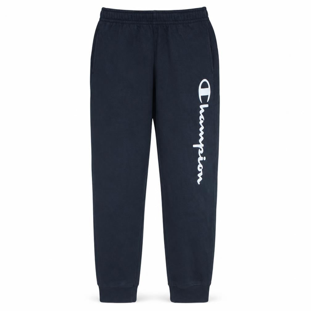 Champion Men's Black Jogger Trousers M Regular Fit Cotton Blend
