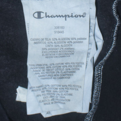 Champion Boys Black Blue Tie Dye Sweatshirt XL 13-14 Years Pullover Crew Neck