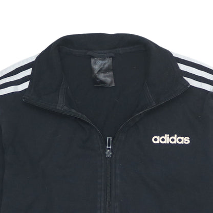 Mens UK Size S adidas Black Full Zip Sweatshirt