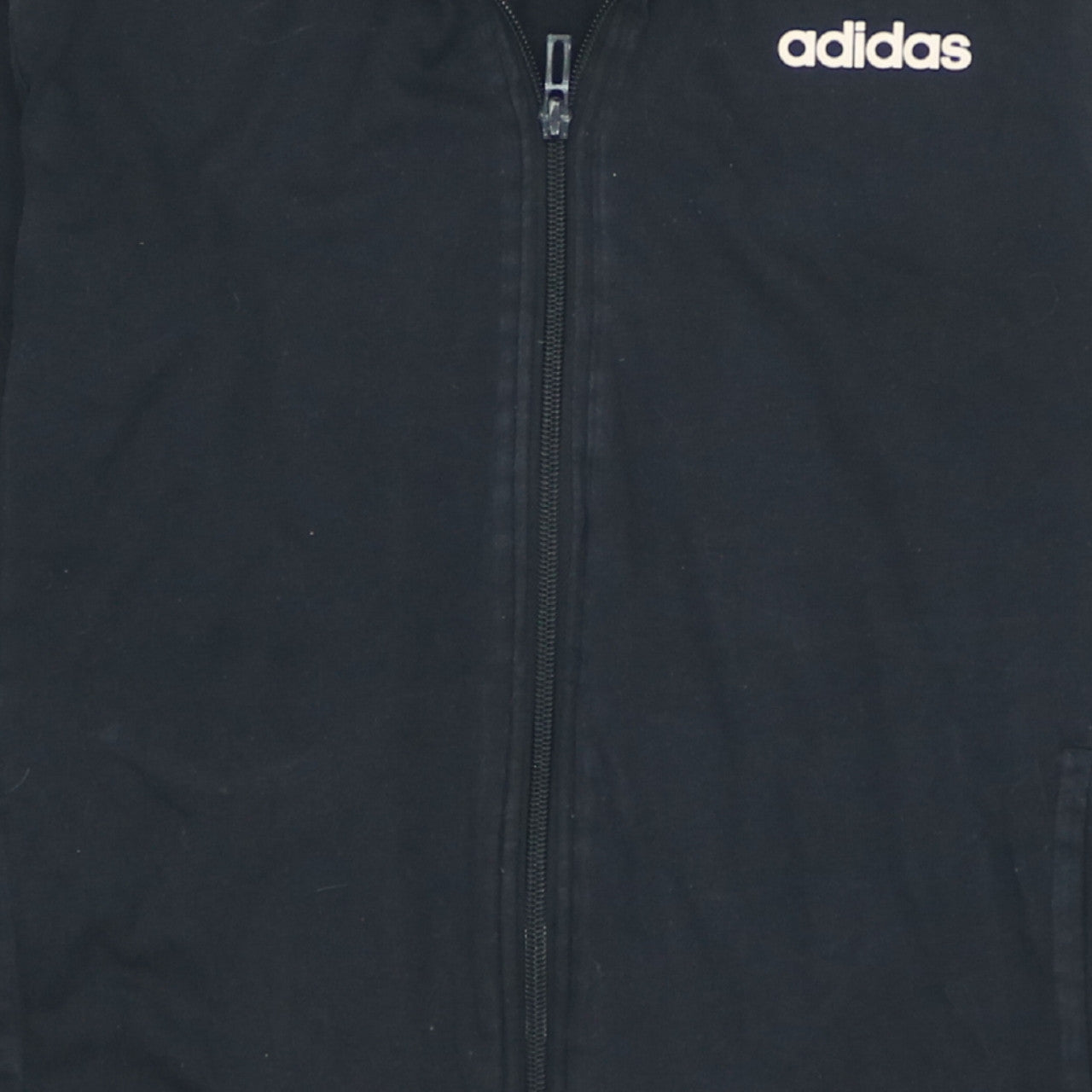 Mens UK Size S adidas Black Full Zip Sweatshirt
