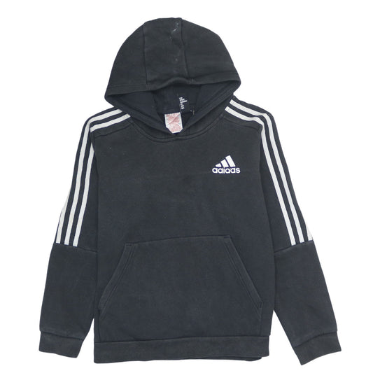 Boys UK Size 11-12 Years adidas Black Pullover Hoodie