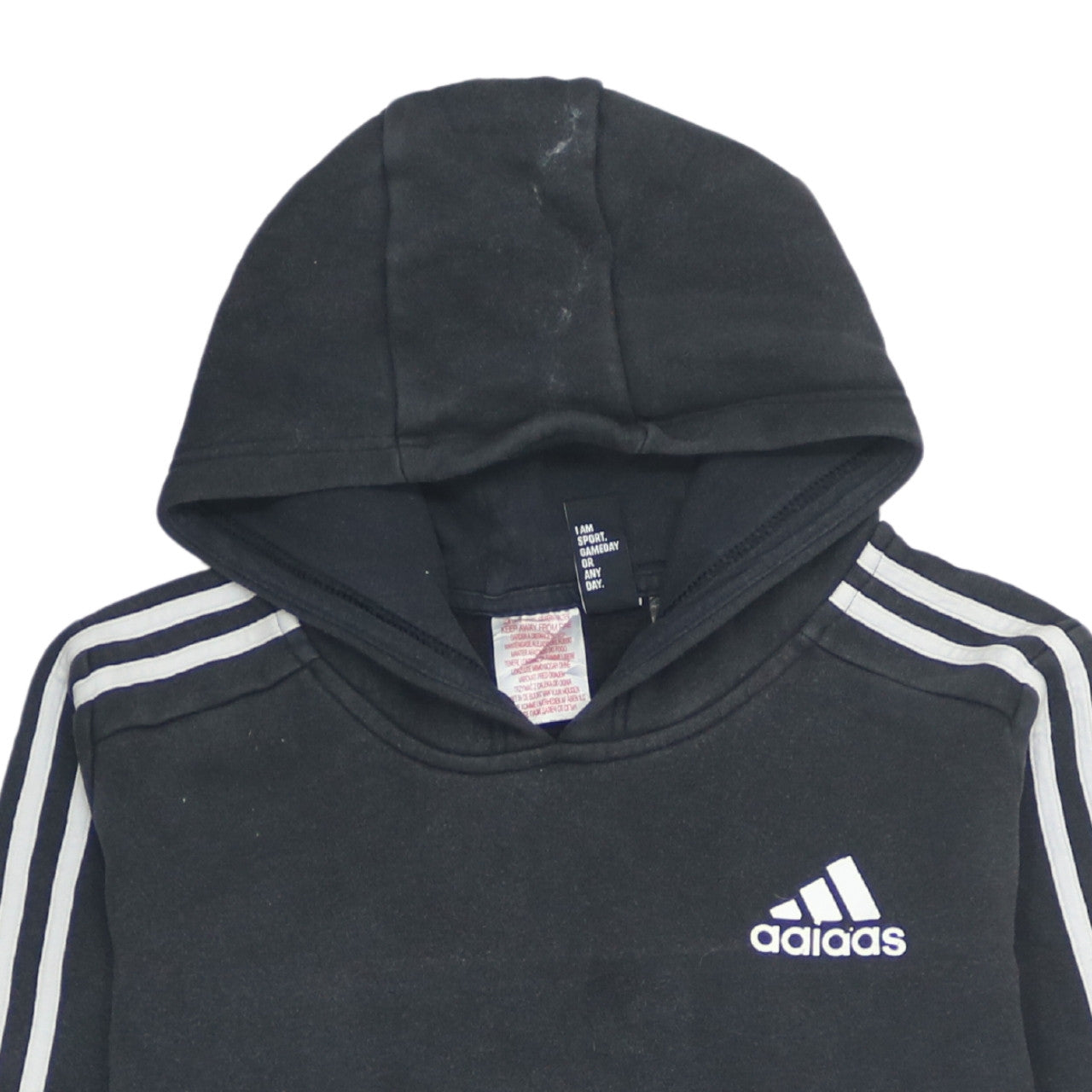 Boys UK Size 11-12 Years adidas Black Pullover Hoodie