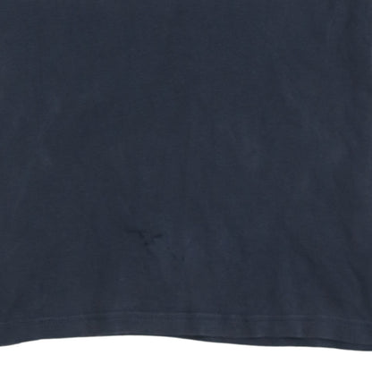 Burberry London Women's Navy Cotton Polo Shirt XL Short Sleeve Classic Style