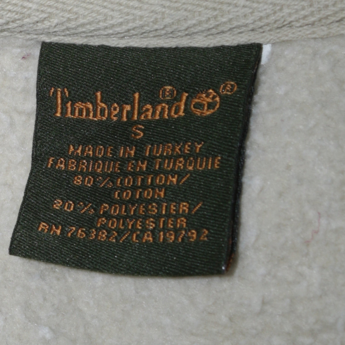 Mens UK Size S Timberland Beige Pullover Sweatshirt