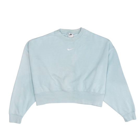 Womens UK Size S Nike Blue Pullover Sweatshirt