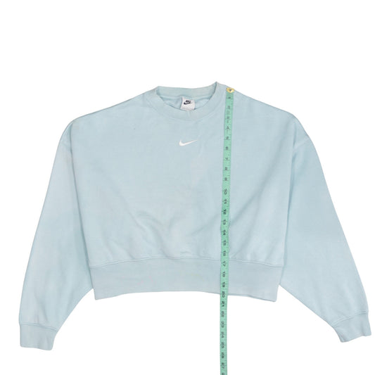Womens UK Size S Nike Blue Pullover Sweatshirt