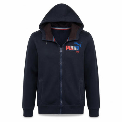 Mens UK Size S PUMA Blue Full Zip Hoodie