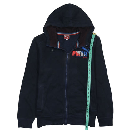 Mens UK Size S PUMA Blue Full Zip Hoodie