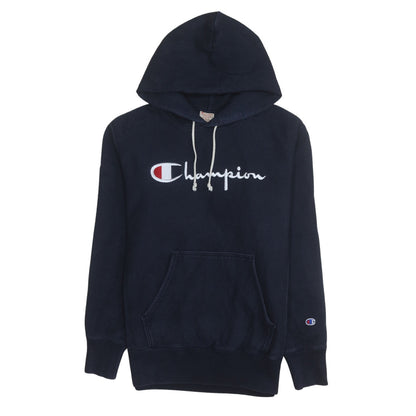 Mens UK Size L Champion Blue Pullover Hoodie