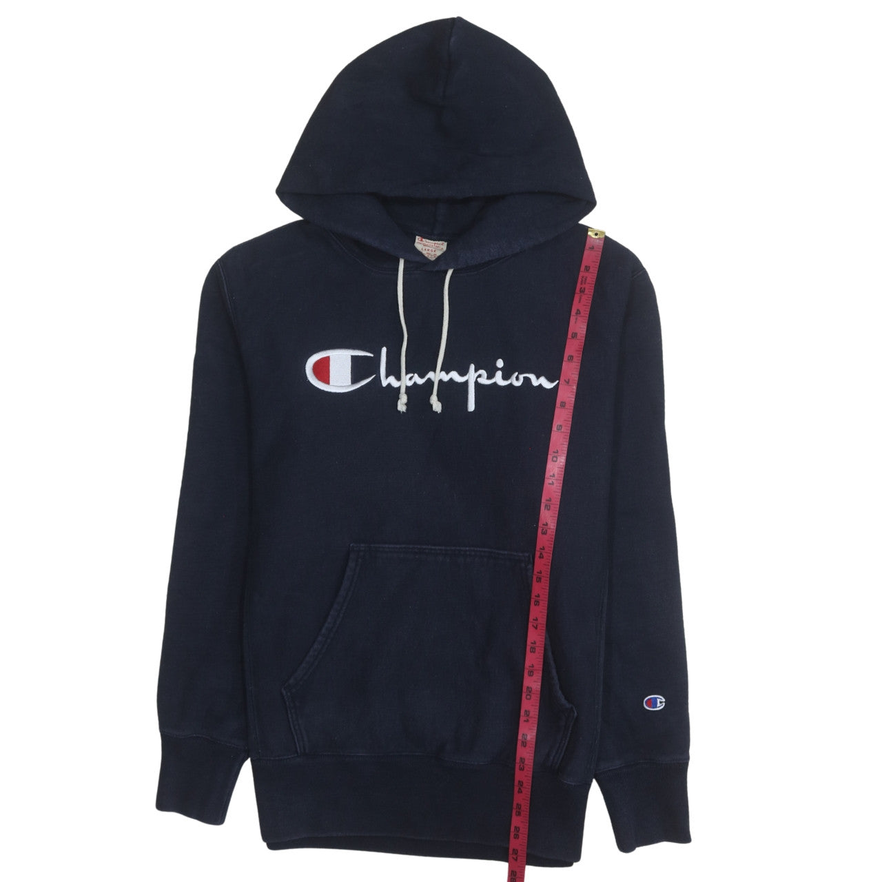Mens UK Size L Champion Blue Pullover Hoodie