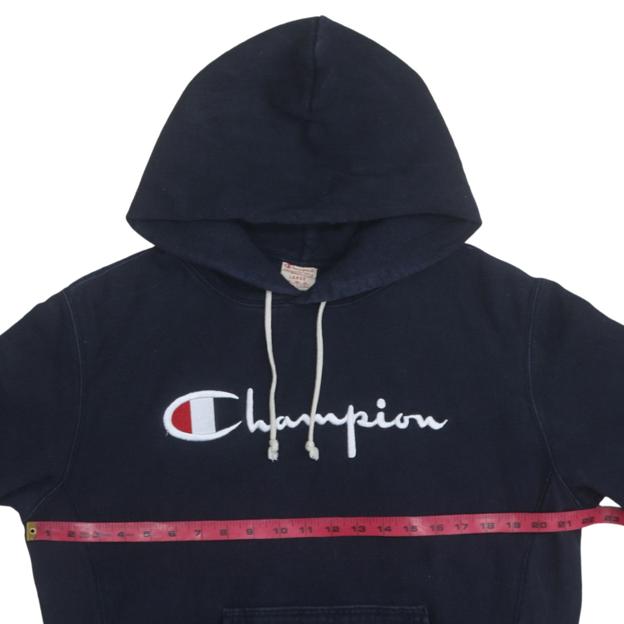 Mens UK Size L Champion Blue Pullover Hoodie