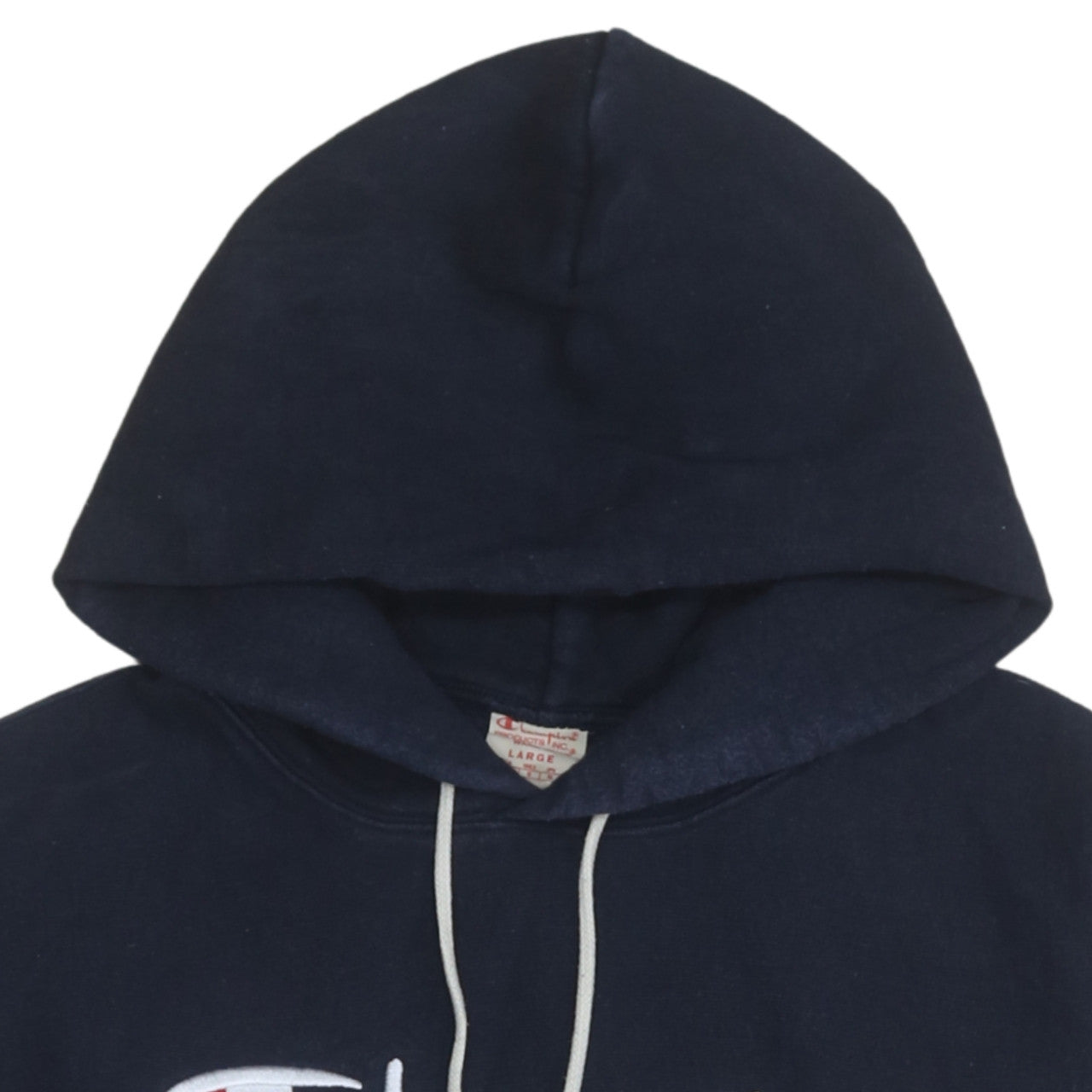 Mens UK Size L Champion Blue Pullover Hoodie