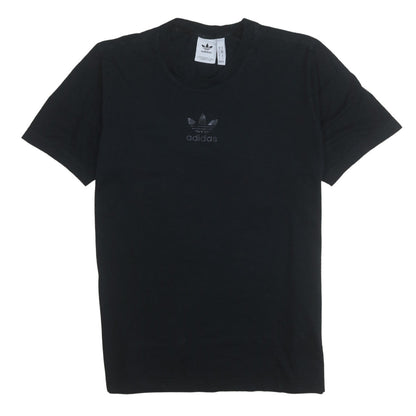 Adidas Men's Black Trefoil Crew Neck Short Sleeve T-Shirt Size M