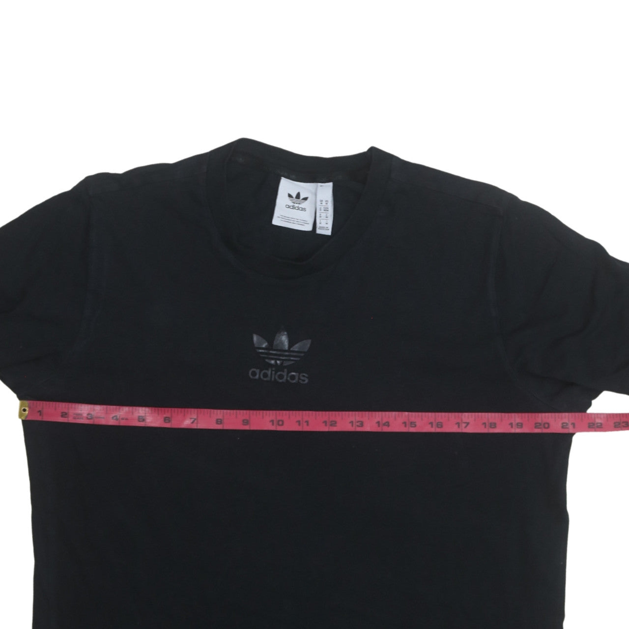 Adidas Men's Black Trefoil Crew Neck Short Sleeve T-Shirt Size M
