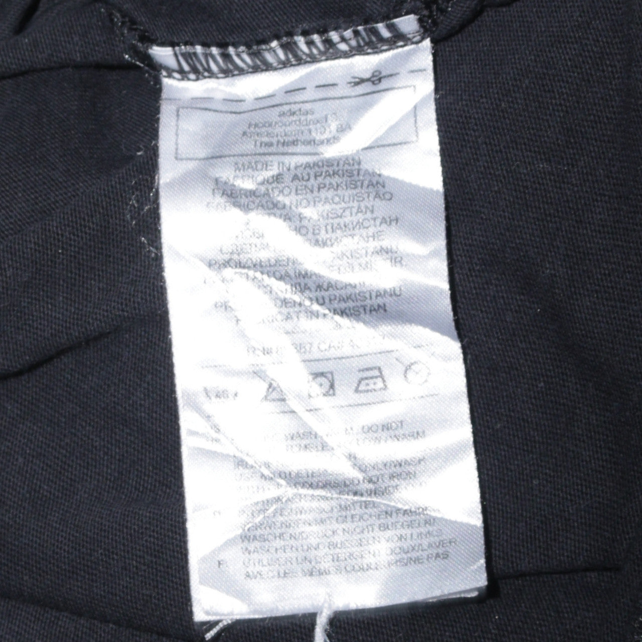 Adidas Men's Black Trefoil Crew Neck Short Sleeve T-Shirt Size M