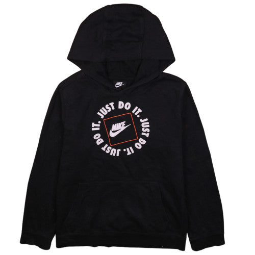 Womens UK Size XL Nike Black Pullover Hoodie