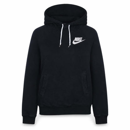 Womens UK Size M Nike Black Pullover Hoodie
